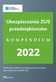 The cover of the book titled: Ubezpieczenia ZUS przedsiębiorców