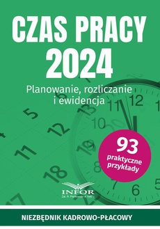 The cover of the book titled: Czas Pracy 2024