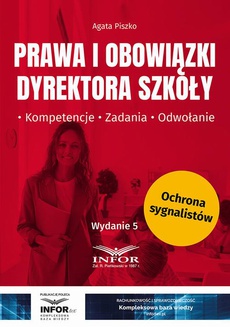 Okładka książki o tytule: Prawa i obowiązki dyrektora szkoły