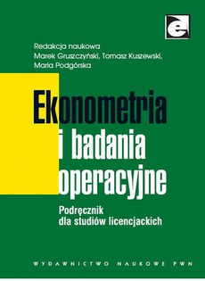 The cover of the book titled: Ekonometria i badania operacyjne