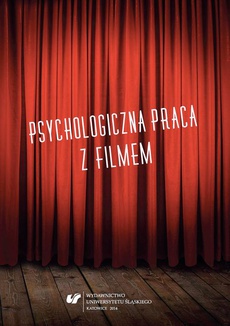 The cover of the book titled: Psychologiczna praca z filmem