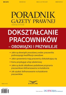Okładka książki o tytule: Dokształcanie pracowników - obowiązki i przywileje
