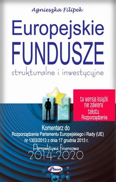 Okładka książki o tytule: Europejskie fundusze 2014-2020