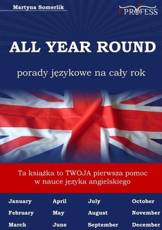 Обложка книги под заглавием:All Year Round. Porady Językowe na Cały Rok