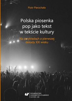 Okładka książki o tytule: Polska piosenka pop jako tekst w tekście kultury
