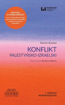 The cover of the book titled: Konflikt palestyńsko-izraelski