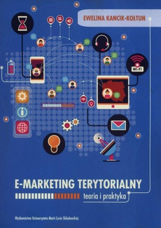 The cover of the book titled: E-marketing terytorialny. Teoria i praktyka