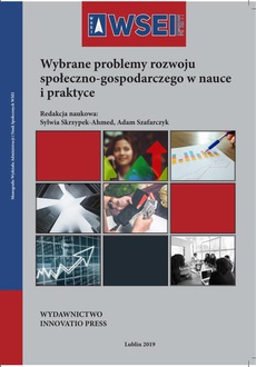 The cover of the book titled: Wybrane problemy rozwoju społeczno-gospodarczego w nauce i praktyce