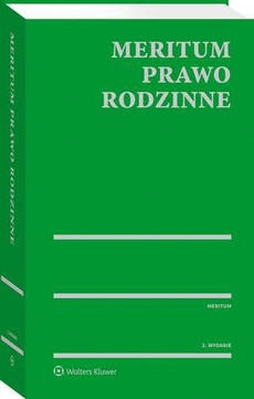 The cover of the book titled: MERITUM Prawo rodzinne