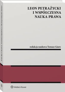 Обложка книги под заглавием:Leon Petrażycki i współczesna nauka prawa