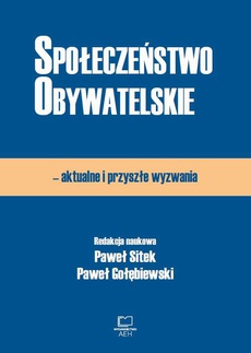 The cover of the book titled: Społeczeństwo obywatelskie – aktualne i przyszłe wyzwania