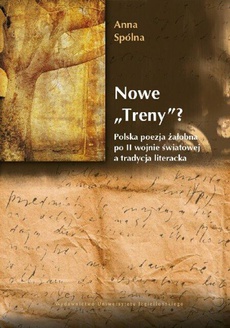 The cover of the book titled: Nowe "Treny"?