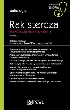 The cover of the book titled: W gabinecie lekarza specjalisty. Onkologia. Rak stercza. Współczesne spojrzenie