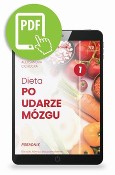 The cover of the book titled: Dieta po udarze mózgu