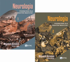 Обложка книги под заглавием:Neurologia Podręcznik dla studentów medycyny Tom 1-2