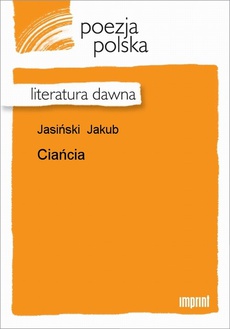 The cover of the book titled: Ciańcia