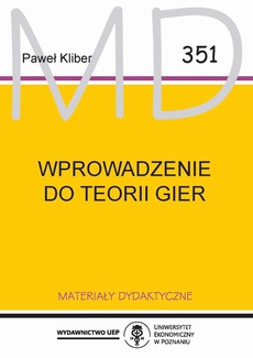 Обложка книги под заглавием:Wprowadzenie do teorii gier