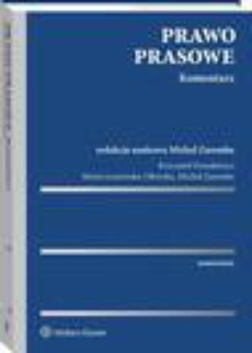 Обложка книги под заглавием:Prawo prasowe. Komentarz