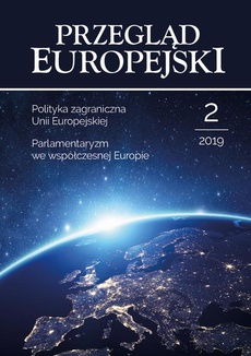 Okładka książki o tytule: Przegląd Europejski 2019/2