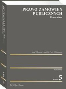 Обкладинка книги з назвою:Prawo zamówień publicznych. Komentarz