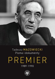 The cover of the book titled: Tadeusz Mazowiecki