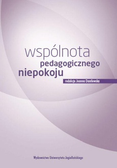 The cover of the book titled: Wspólnota pedagogicznego niepokoju