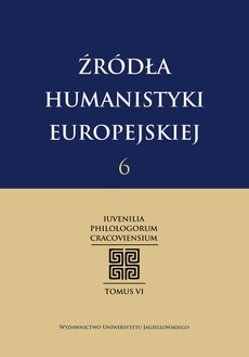 Обложка книги под заглавием:Źródła humanistyki europejskiej t. 6.