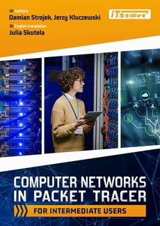 The cover of the book titled: Computer Networks in Packet Tracer for intermediate users