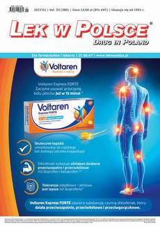 The cover of the book titled: Lek w Polsce 01/2023