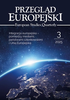 Okładka książki o tytule: Przegląd Europejski 2025/3 European Studies Quarterly