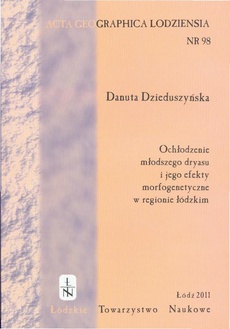 The cover of the book titled: Acta Geographica Lodziensia t. 98/2011