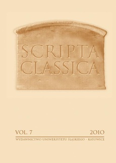The cover of the book titled: Scripta Classica. Vol. 7