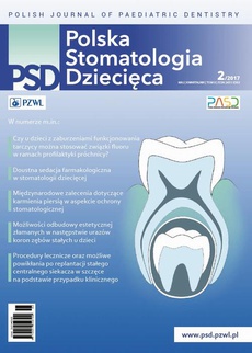 The cover of the book titled: Polska Stomatologia Dziecięca 2/2017