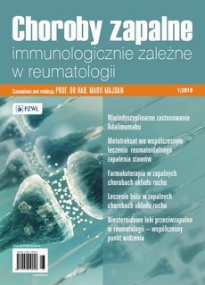 The cover of the book titled: Choroby zapalne immunologicznie zależne w reumatologii