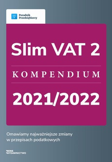 Обложка книги под заглавием:Slim VAT 2 - kompendium 2021/2022