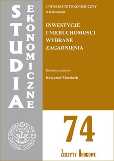 The cover of the book titled: Inwestycje i nieruchomości. Wybrane zagadnienia. SE 74