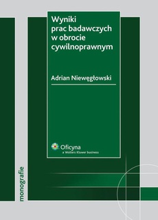 The cover of the book titled: Wyniki prac badawczych w obrocie cywilnoprawnym