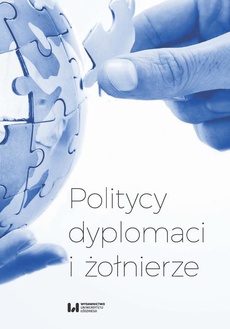 Обложка книги под заглавием:Politycy, dyplomaci i żołnierze