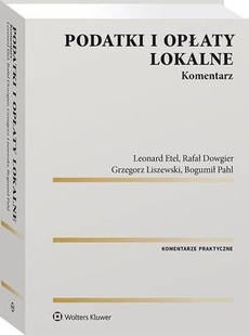 Обложка книги под заглавием:Podatki i opłaty lokalne. Komentarz