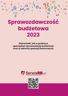 The cover of the book titled: Sprawozdawczość budżetowa 2023