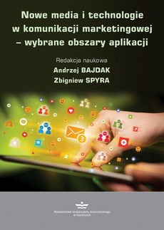 The cover of the book titled: Nowe media i technologie w komunikacji marketingowej – wybrane obszary aplikacji