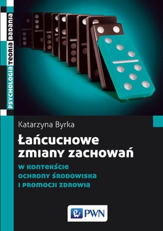 Обложка книги под заглавием:Łańcuchowe zmiany zachowań