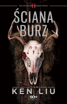 The cover of the book titled: Ściana burz. Pod sztandarem Dzikiego Kwiatu. Tom II