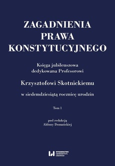 Okładka książki o tytule: Zagadnienia prawa konstytucyjnego