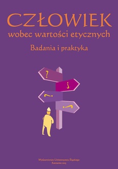 The cover of the book titled: Człowiek wobec wartości etycznych