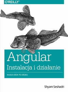 Обложка книги под заглавием:Angular instalacja i działanie