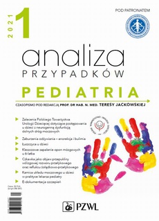 The cover of the book titled: Analiza Przypadków. Pediatria 1/2021