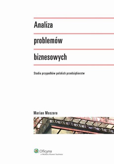 Обложка книги под заглавием:Analiza problemów biznesowych