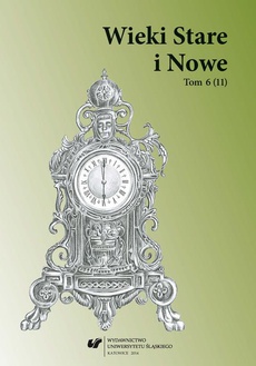 The cover of the book titled: Wieki Stare i Nowe. T. 6 (11)