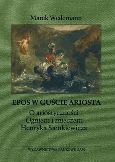 Обложка книги под заглавием:Epos w guście Ariosta